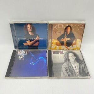 Kenny‎ G Lot of 4 CDs The Moment Faith Live Breathless Smooth Jazz Saxophone